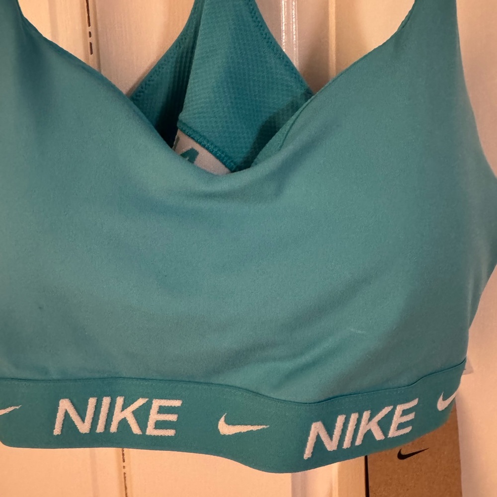 Woman’s Nike Indy Sports Bra Size Large Teal Fd1062-346 NWT - Picture 2 of 5